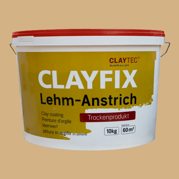 ClayFix Lehm-Anstrich, Gold-Ocker-3.2, Farbraum  ClayFix Lehm-Anstrich, Gold-Ocker-3.2, Farbraum