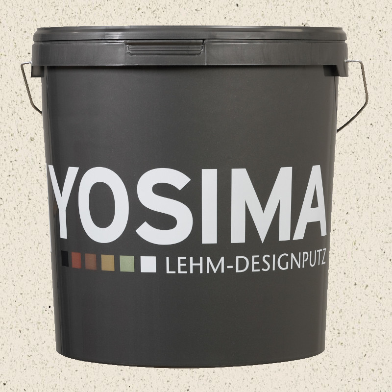 Yosima Lehmputz - Edelputz, Kolumba-Grau, Classic-Farbtöne  Yosima Lehmputz - Edelputz, Kolumba-Grau, Classic-Farbtöne