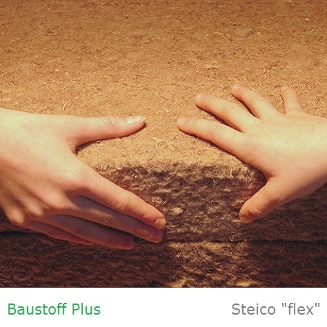 Steico "flex" 036/ 160 mm Dicke /  flexible ökologische Holzfaserdämmung, 1220x575mm / Pack 2,1045 m²