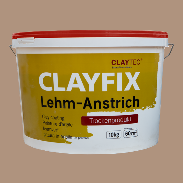 ClayFix Lehm-Anstrich, Siena-Braun-1.2, Farbraum      ClayFix Lehm-Anstrich, Siena-Braun-1.2, Farbraum