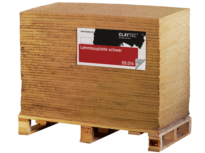 Claytec Lemix Lehmbauplatte schwer, Dicke 22 mm