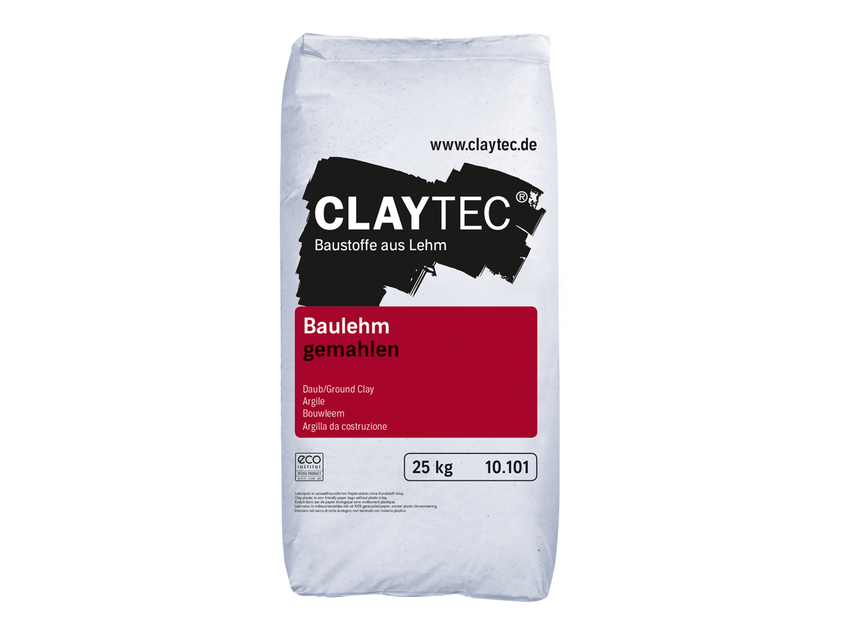Claytec, Baulehm Sackware 25 kg