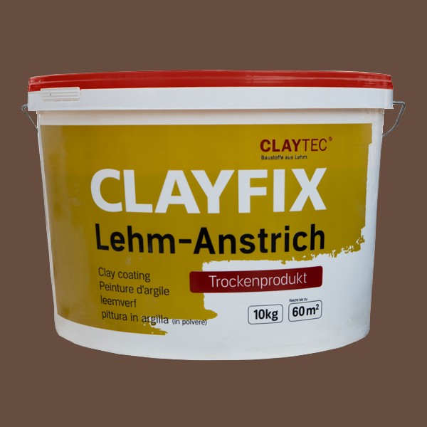 ClayFix Lehm-Anstrich, Siena-Braun-1.0, Farbraum    ClayFix Lehm-Anstrich, Siena-Braun-1.0, Farbraum
