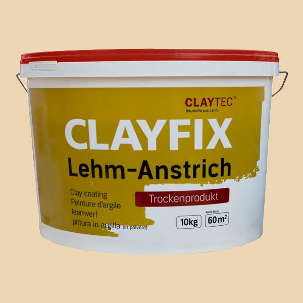ClayFix Lehm-Anstrich, Gold-Ocker-3.3, Farbraum   ClayFix Lehm-Anstrich, Gold-Ocker-3.3, Farbraum
