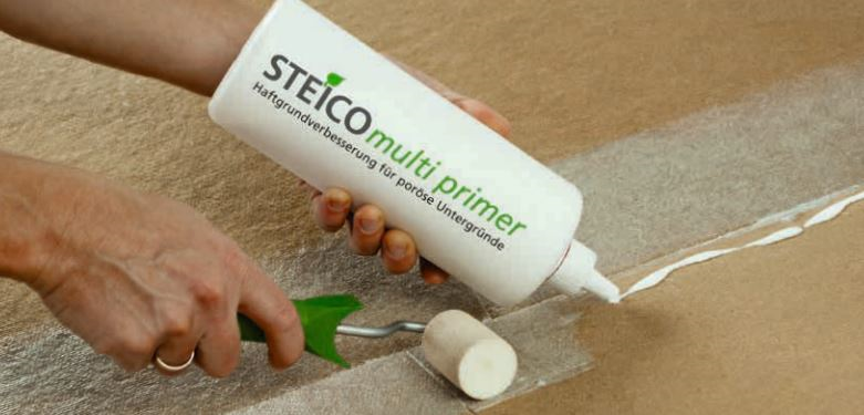 Steico  multi Primer 1ltr. inkl. Auftragswalze / Lösemittelfreier Haftgrundvermittler Steico  multi Primer 1ltr. inkl. Auftragswalze / Lösemittelfreier Haftgrundvermittler