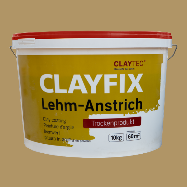 ClayFix Lehm-Anstrich, Sahara-Beige-4.0, Farbraum       ClayFix Lehm-Anstrich, Sahara-Beige-4.0, Farbraum