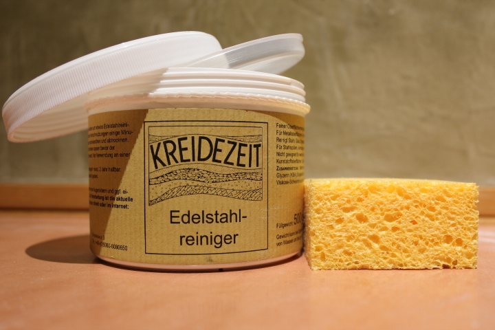 Kreidezeit Edelstahlreiniger, Dose 500 g Kreidezeit Edelstahlreiniger, Dose 500 g