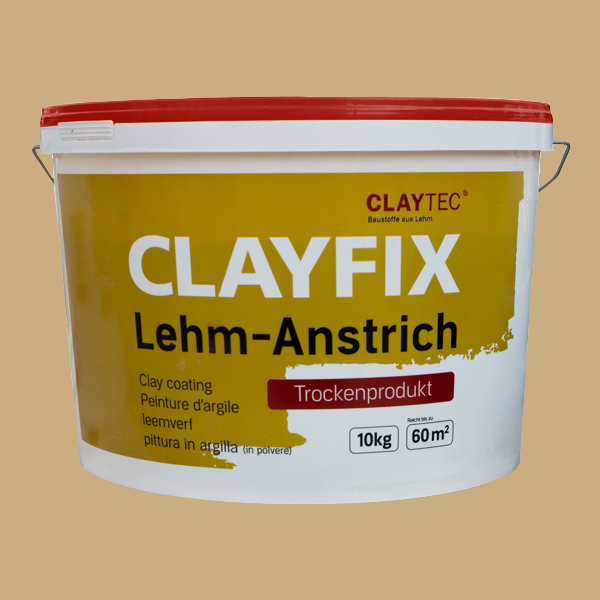 ClayFix Lehm-Anstrich, Gold-Ocker-4.1 Farbraum  ClayFix Lehm-Anstrich, Gold-Ocker-4.1 Farbraum