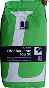 Ofenbaulehm, Sackware 20 kg