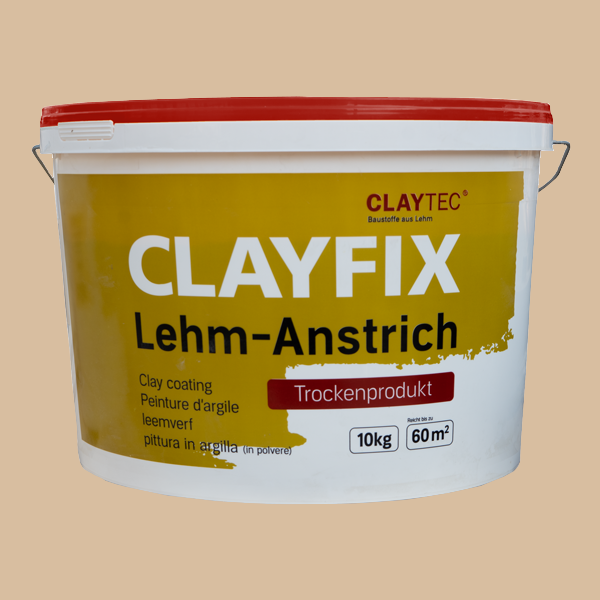 ClayFix Lehm-Anstrich, Gold-Ocker-1.1, Farbraum  ClayFix Lehm-Anstrich, Gold-Ocker-1.1, Farbraum