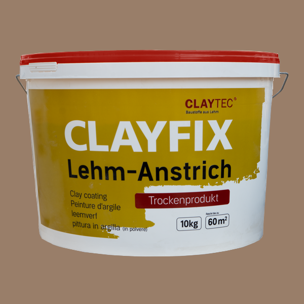 ClayFix Lehm-Anstrich, Siena-Braun-1.1, Farbraum     ClayFix Lehm-Anstrich, Siena-Braun-1.1, Farbraum