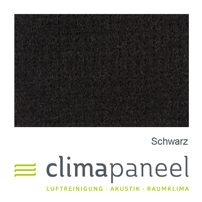 Akustikpaneel, 100 % ökologische Schallabsorber - Wandpaneele Farbe Schwarz