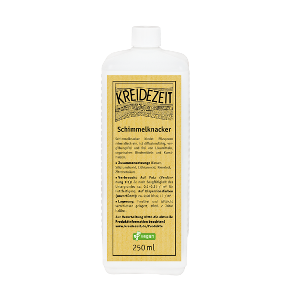 Kreidezeit Schimmelknacker, Flasche 250 ml, biozidfrei, diffusionsoffen, lösemittelfrei