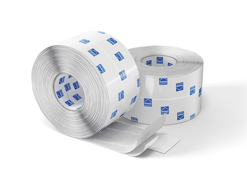 Ampacoll Fenax 40/60 – Zweilagiges, feuchtevariables Putzanschlussband (100 mm × 25 m)
