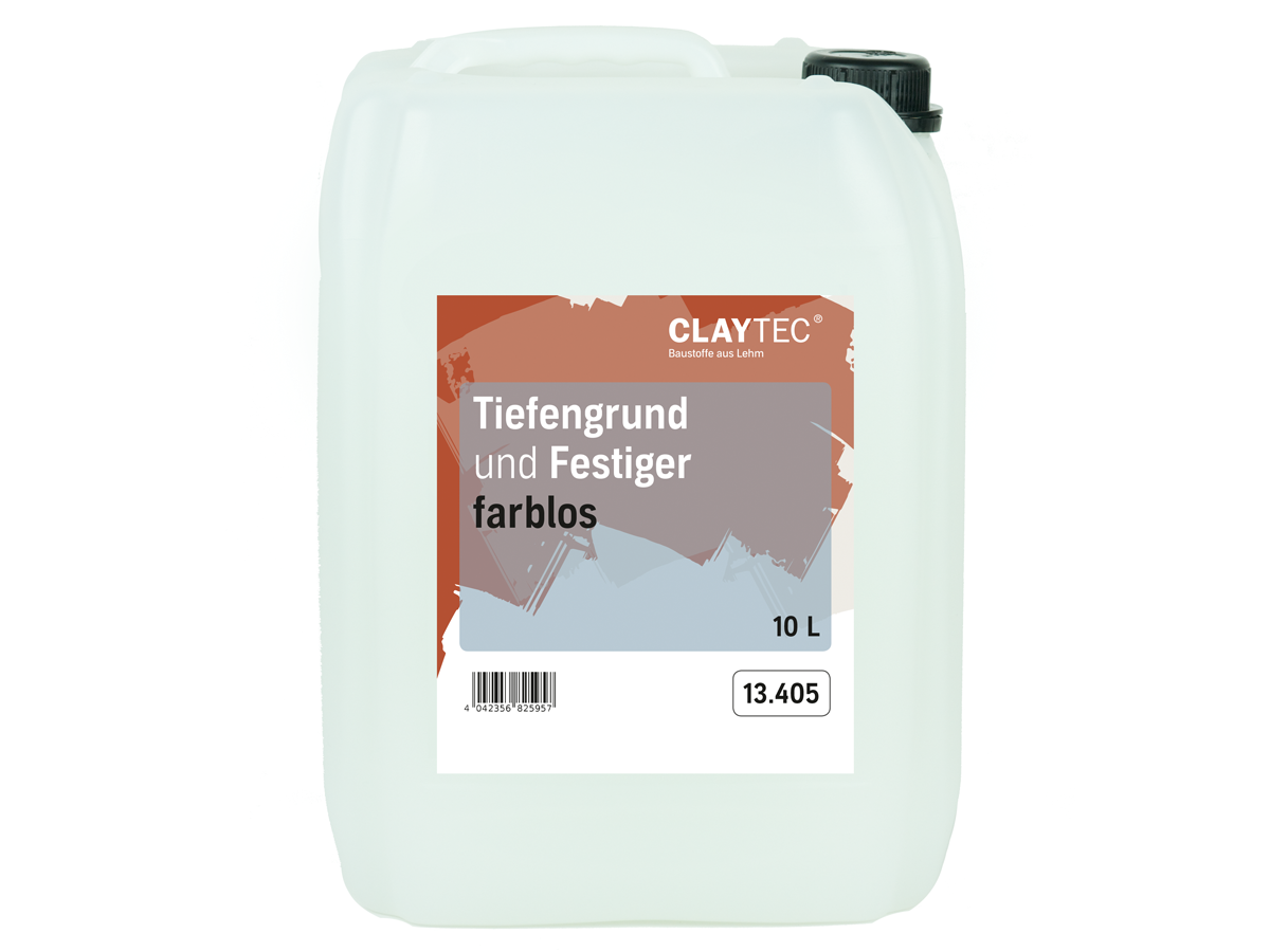 Claytec Tiefengrund und Festiger, Flasche 1 Liter