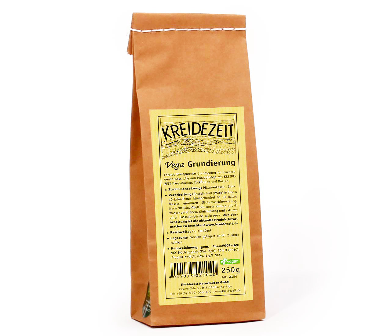 Kreidezeit Vega-Grundierung, Tüte 250 g